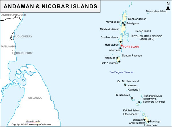 Andaman and Nicobar islands - ten degree channel