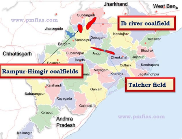 Gondwana Coalfields in Odisha