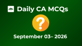 PMF IAS Daily Current Affairs MCQs ()