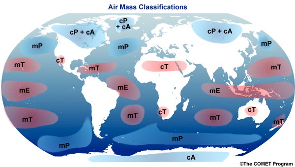 Air Mass Classification Chart