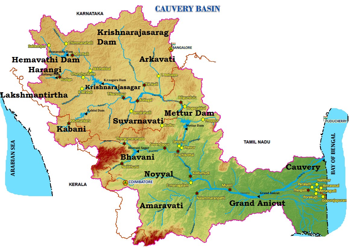 Cauvery Kaveri River Basin
