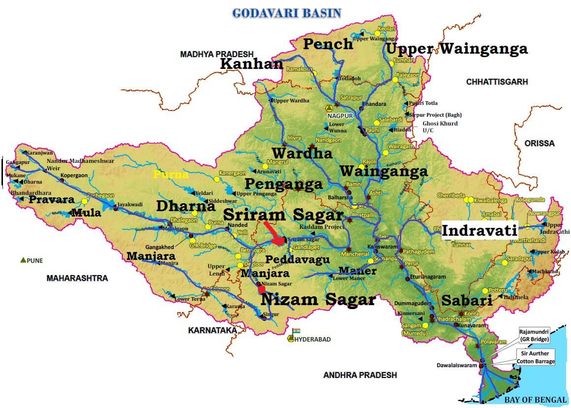 Image result for GODAVARI TO MAHANADI