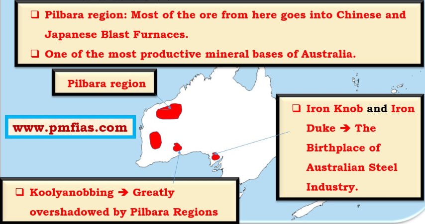 Iron Ore in Australia – Pilbara Region, Koolyanobbing, Iron Duke, Iron Knob