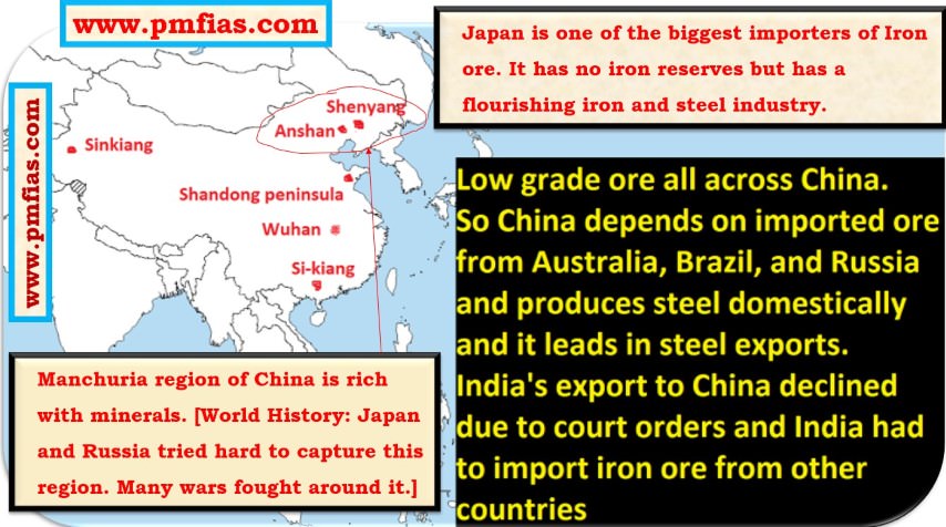 Iron Ore in China – Manchuria, Sinkiang, Si-kiang, Shandog Peninsula