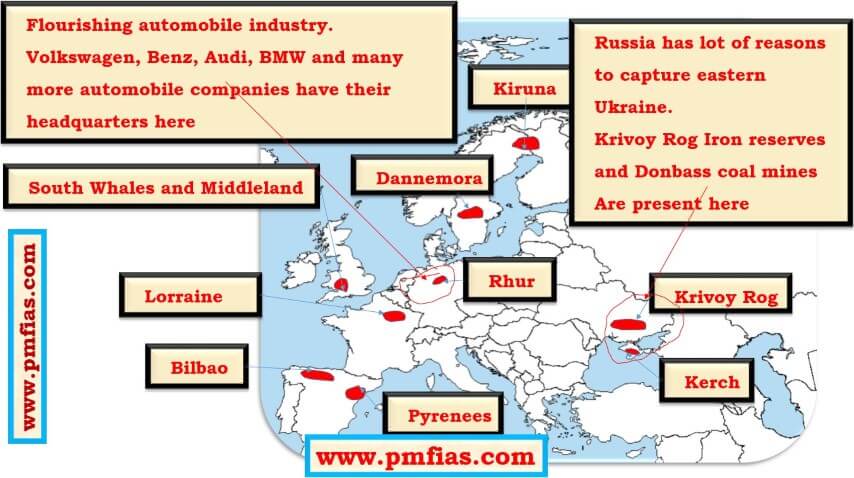 Iron Ore in Europe – Ruhr, South Whales, Krivoy Rog, Bilbao, Lorraine