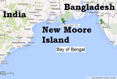 New Moore Island - india-bangladesh dispute