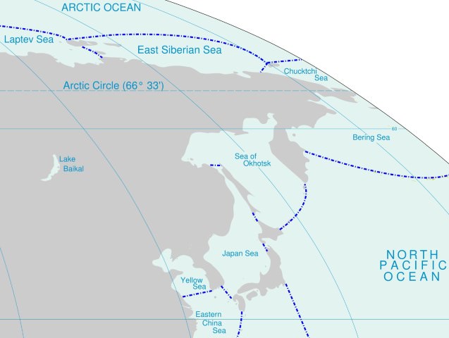 seas of eastern asia- western pacific