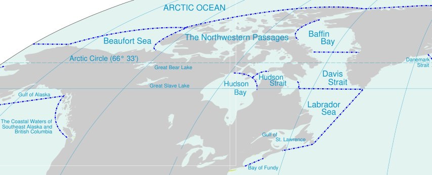 seas of north america