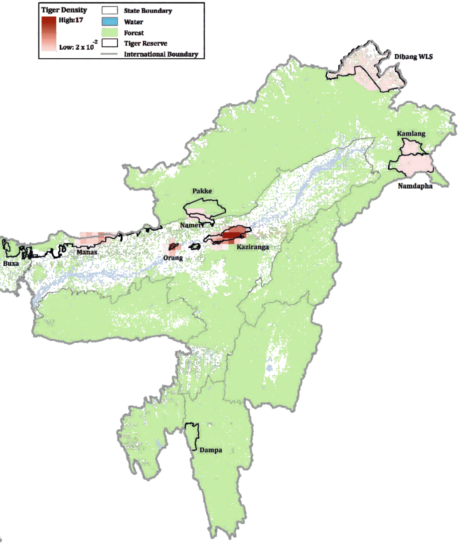 Tiger Reserves in Assam