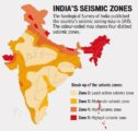 Earthquake zones of India