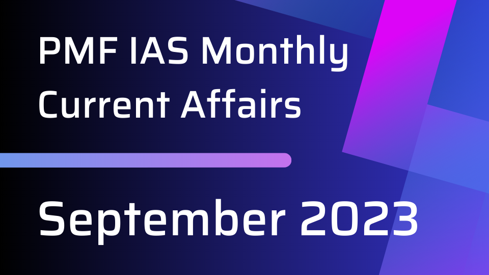 PMF IAS Current Affairs Download September