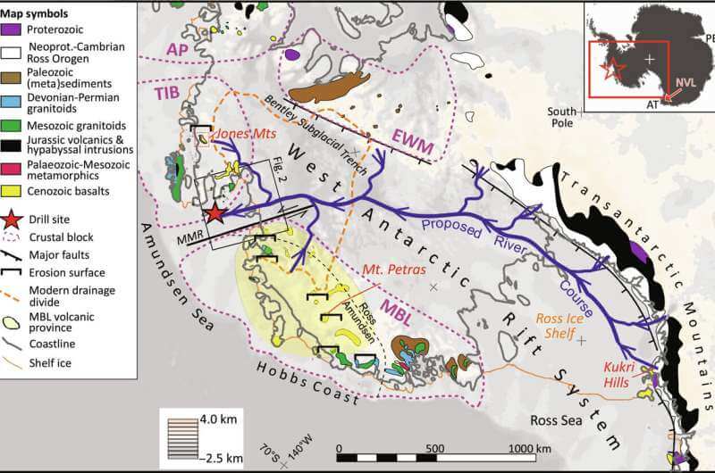 Antarctica's lost river - PMF IAS