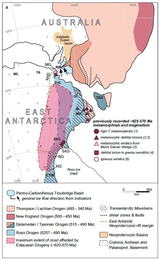 Australia and Antarctica as part of supercontinent Gondwana - PMF IAS