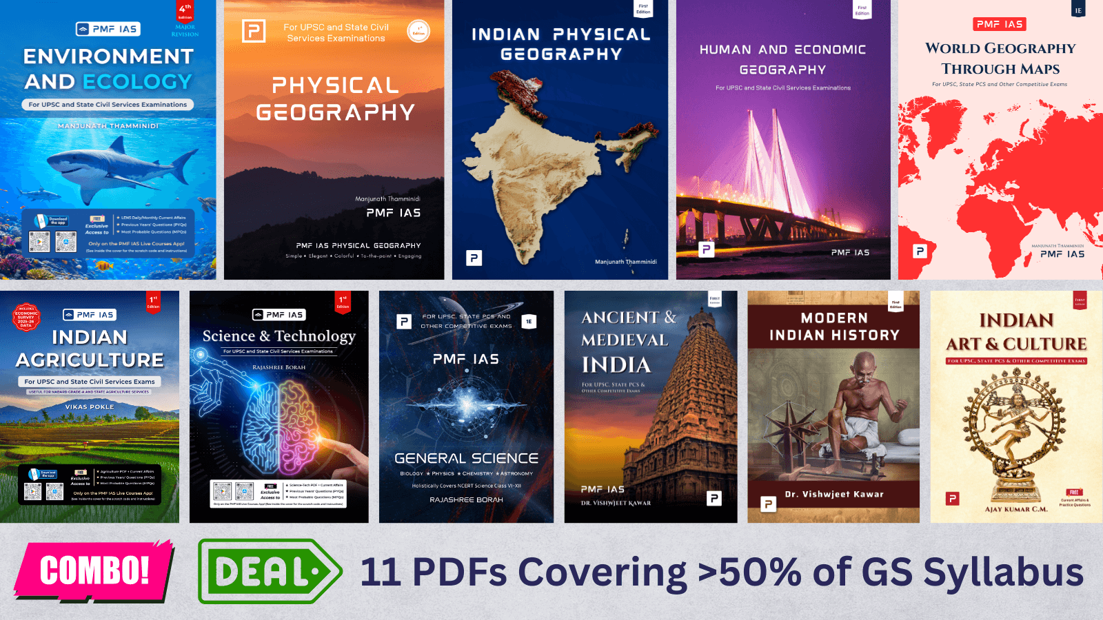 PMF IAS book and PDF collection