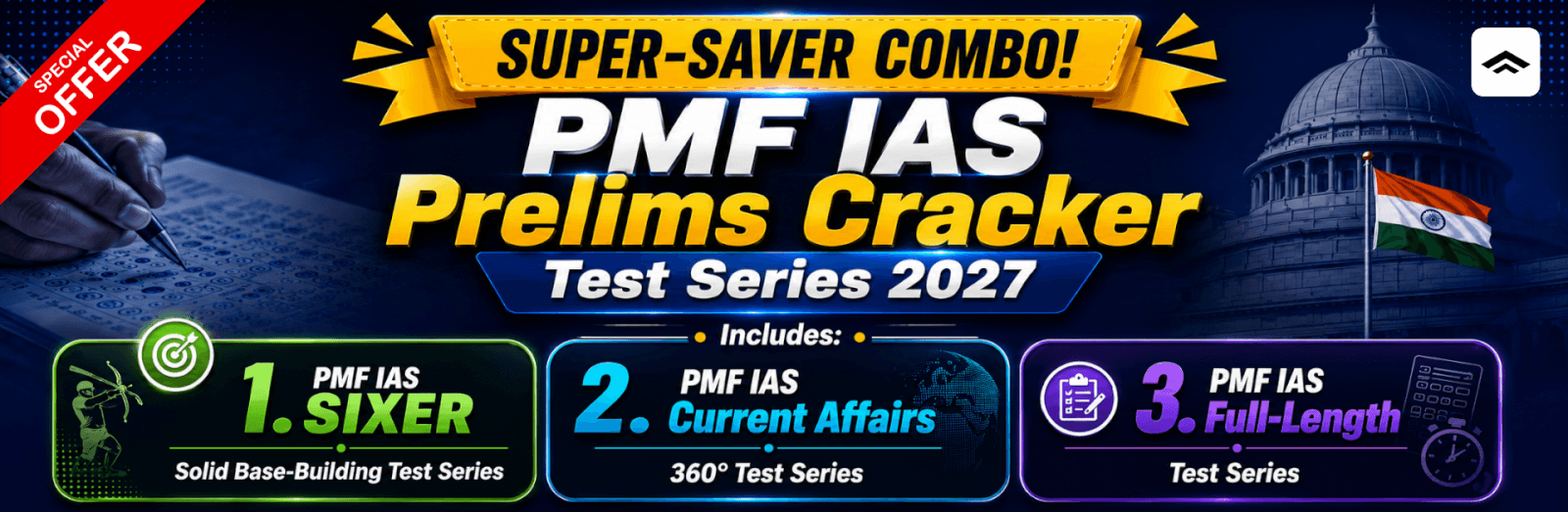 Prelims Cracker Test Series for UPSC CSE Prelims ()