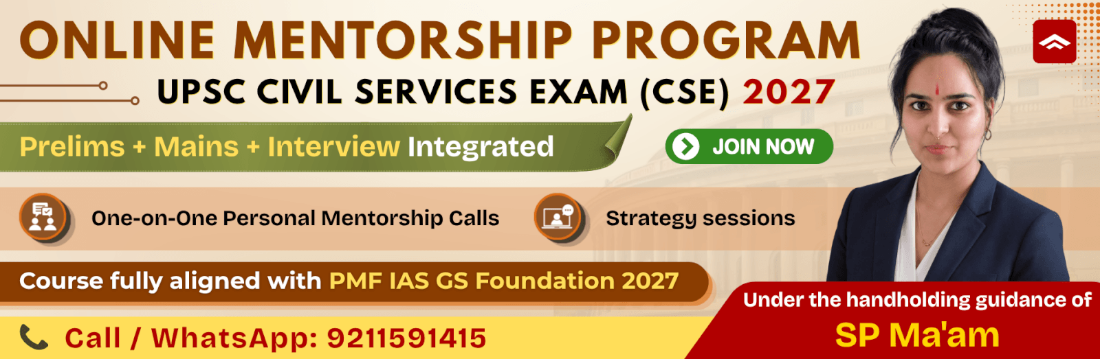 Online Mentorship Program UPSC CSE