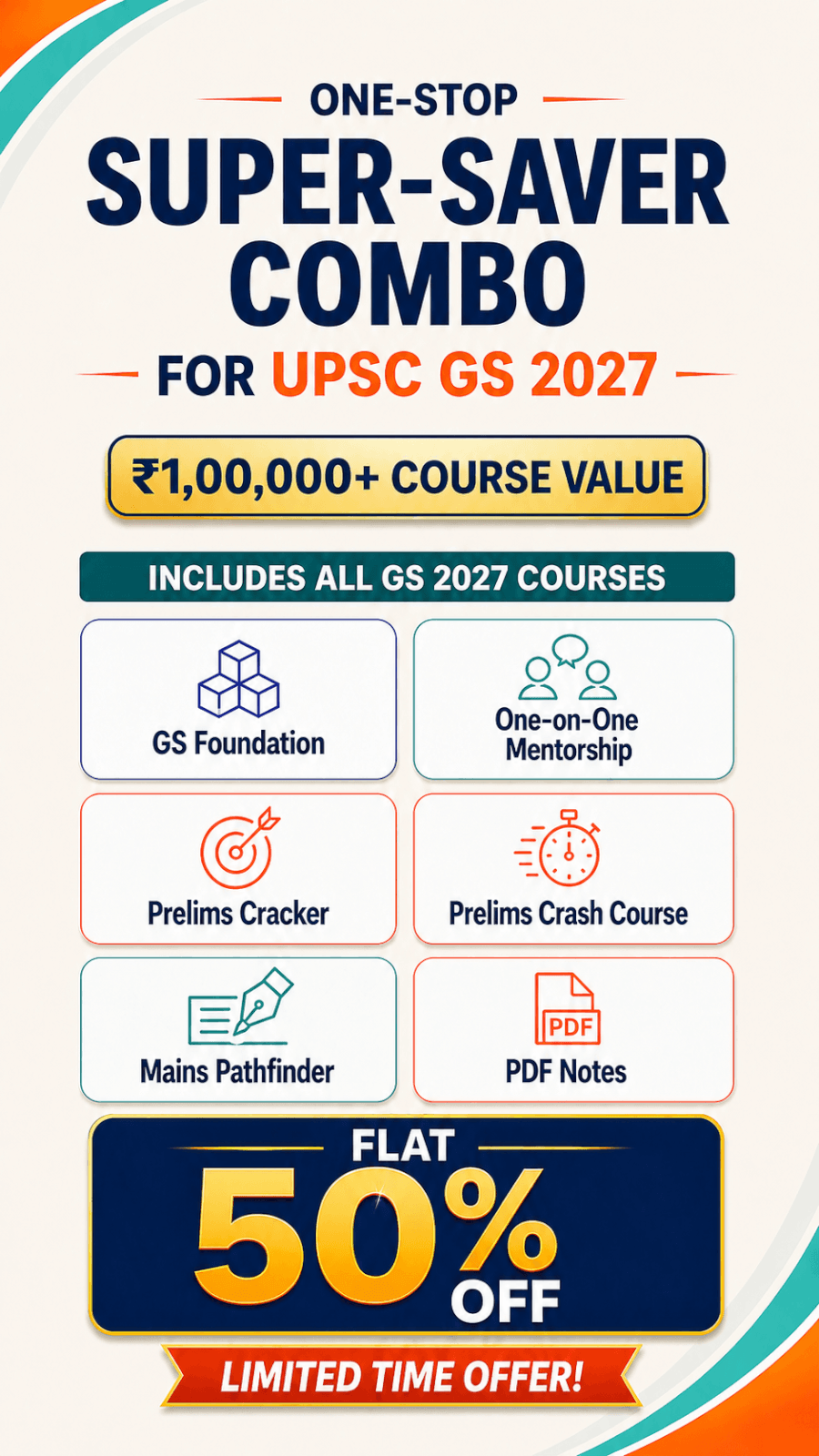 pmf ias one stop super saver combo ()
