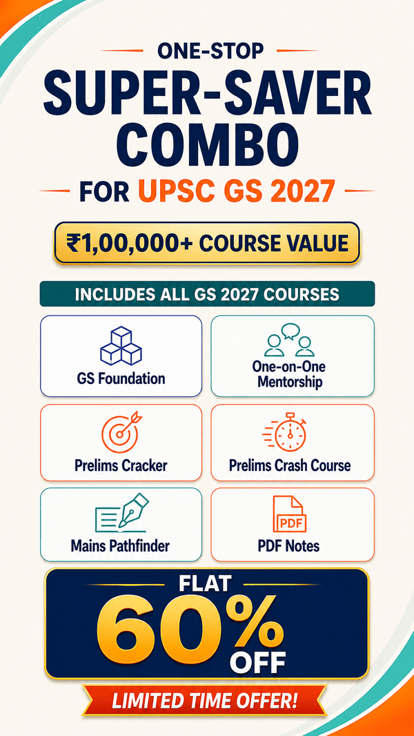 PMF IAS One Stop Super Saver Combo