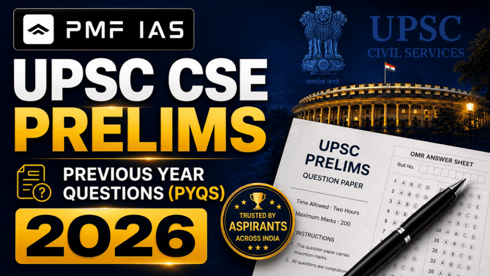 UPSC CSE Prelims Previous Year Questions (PYQs) –