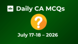 PMF IAS Daily Current Affairs MCQs ()