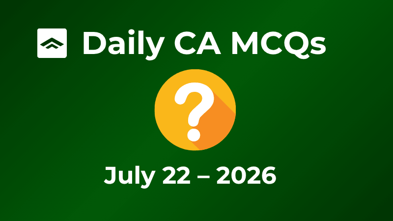 PMF IAS Daily Current Affairs MCQs ()