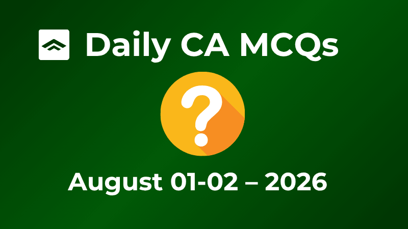PMF IAS Daily Current Affairs MCQs ()