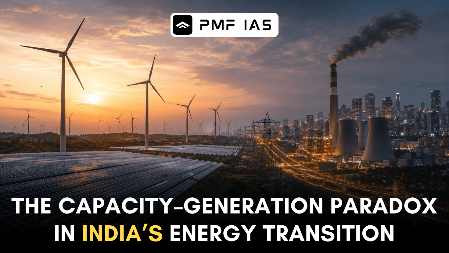 The Capacity–Generation Paradox in India’s Energy Transition