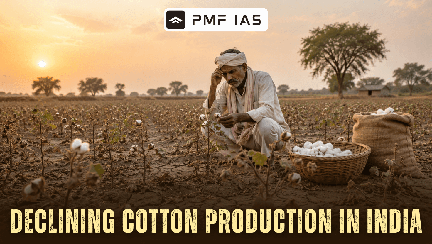 Declining Cotton Production in India