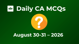 PMF IAS Daily Current Affairs MCQs ()