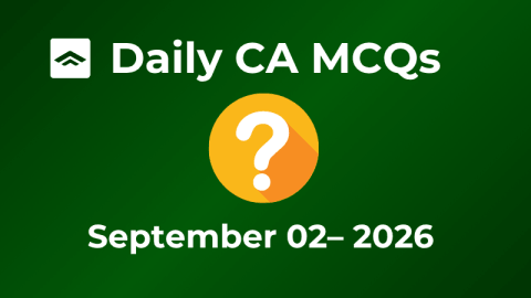 PMF IAS Daily Current Affairs MCQs ()