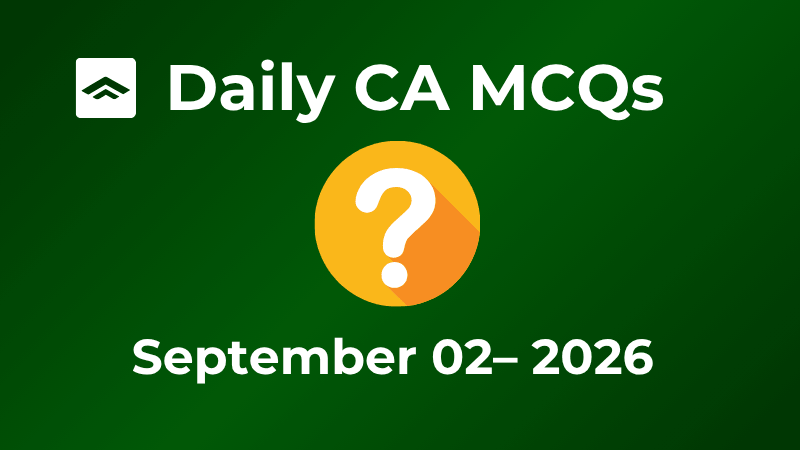 PMF IAS Daily Current Affairs MCQs ()